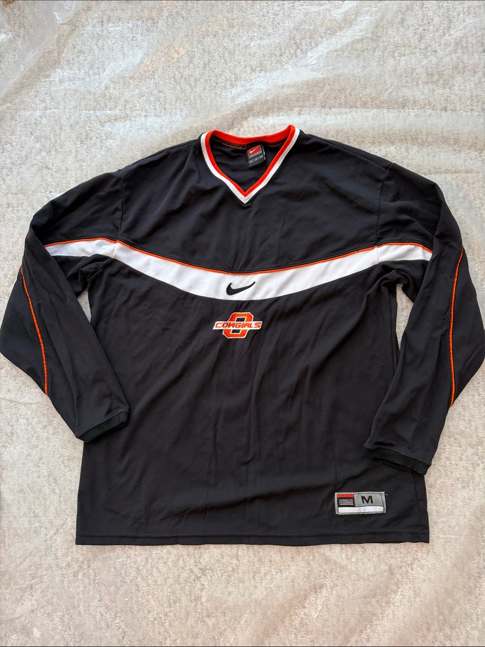 Nike Women’s Black Oklahoma State Cowgirls Long Sleeve Jersey